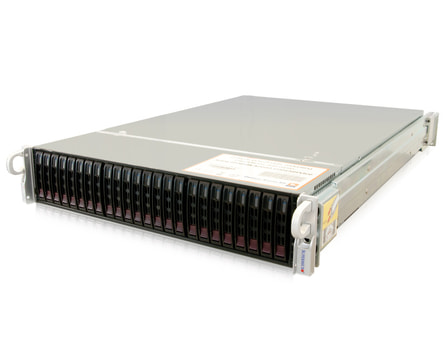 NexentaStor SC216 Unified Storage - Server view