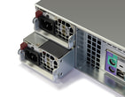 2HE Intel Dual-CPU SC825 Server - Detail Netzteile