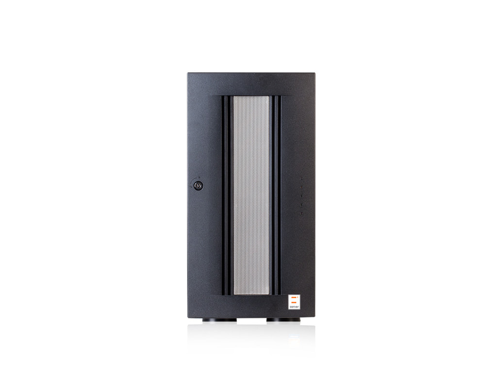 Server-Tower Intel Single-CPU TI120+ - Frontalansicht