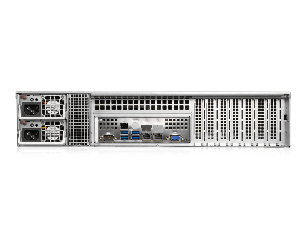 2U Intel Dual-CPU RI2208-SMXS (ESXi) - Rear view