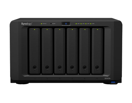 Synology DS1618+ NAS - Front view