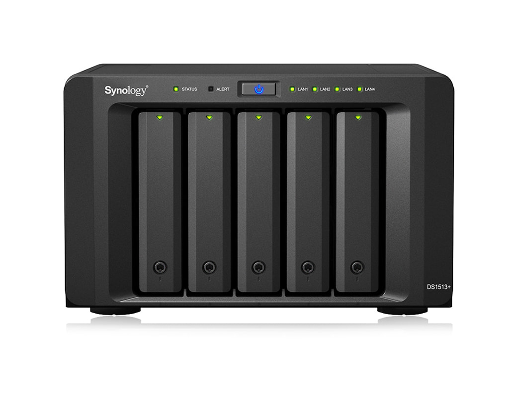 Synology DS1513+ NAS - Frontalansicht