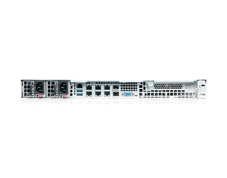 1HE Intel Single-CPU RI1104D Server - Rückansicht