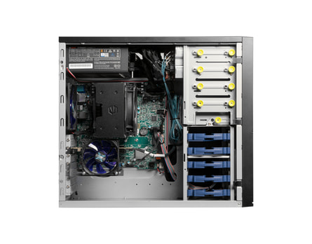 Tower server Intel single-CPU TI1506-INXEN - Internal view