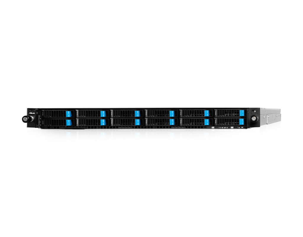 1U AMD single-CPU RA1112-ASEPN server - Front view