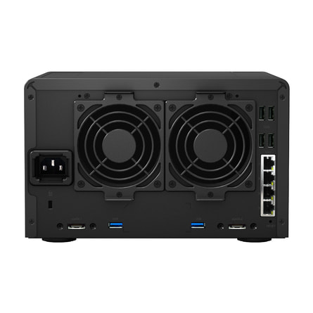 Synology DS1513+ NAS - Rückansicht
