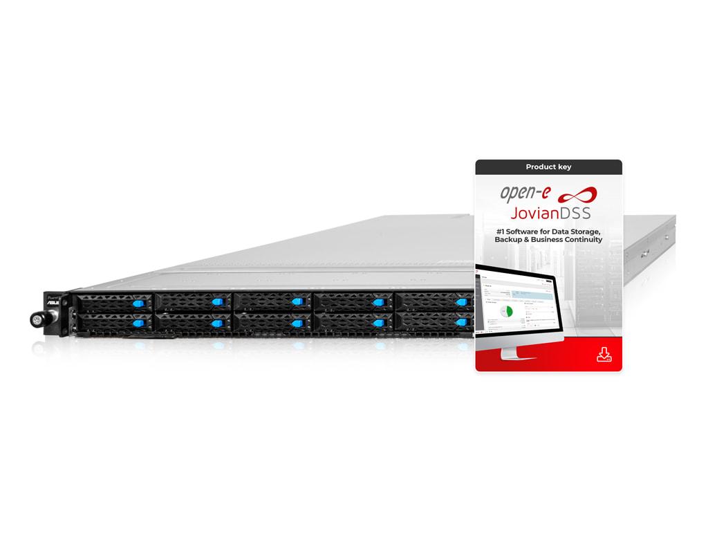 Open-E RA1112 (All-Flash) - Serveransicht Open-E RA1112 (All-Flash) - Serveransicht