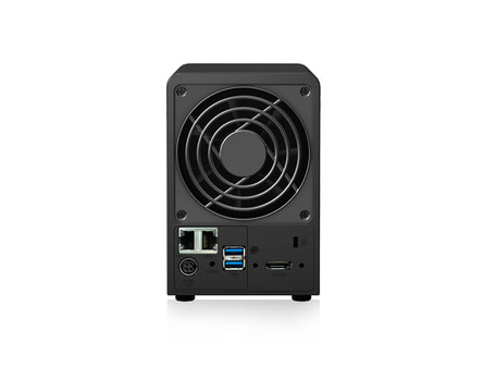 Synology DS718+ NAS - Rear view
