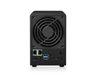 Synology DS713+ NAS für Geo-Redundanz - Rückansicht