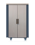 Sound insulated server cabinet 24U - Front view