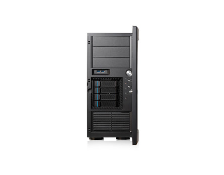 Server-Tower Intel Single-CPU TI104+ - Frontalansicht offen