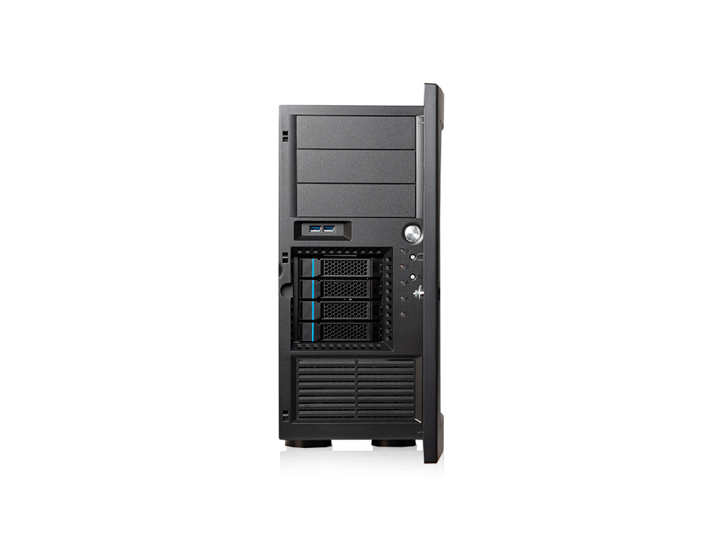 Workstation Intel single-CPU TI104W+ - Front view open