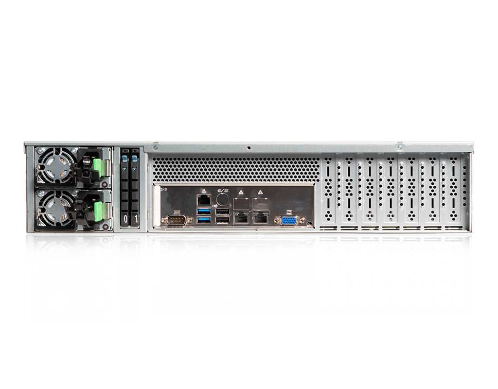 2U AMD dual-CPU RA2212-AIEPN server (vSAN) - back view
