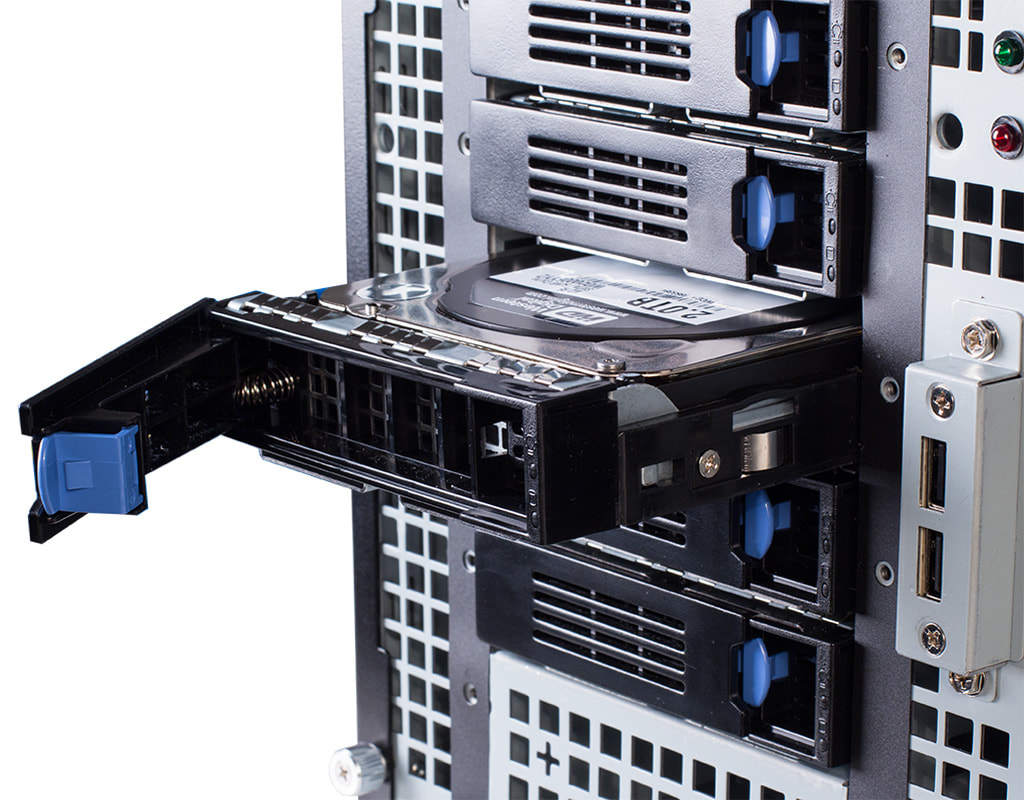 Server-Tower Intel Dual-CPU TI220 - Detailansicht 1 Server-Tower Intel Dual-CPU TI220 - Detailansicht 1
