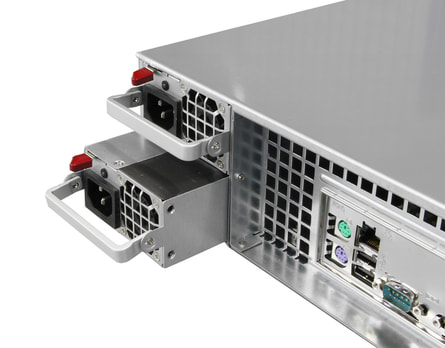 2HE Intel Dual-CPU SC826 Server Server - Detail Netzteil