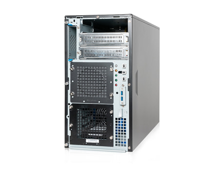 Server-Tower Intel Dual-CPU TI2508-CHXS - Frontansicht