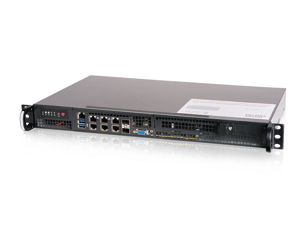 1U Intel single-CPU RI1102D-F server - Server view 1U Intel single-CPU RI1102D-F server - Server view
