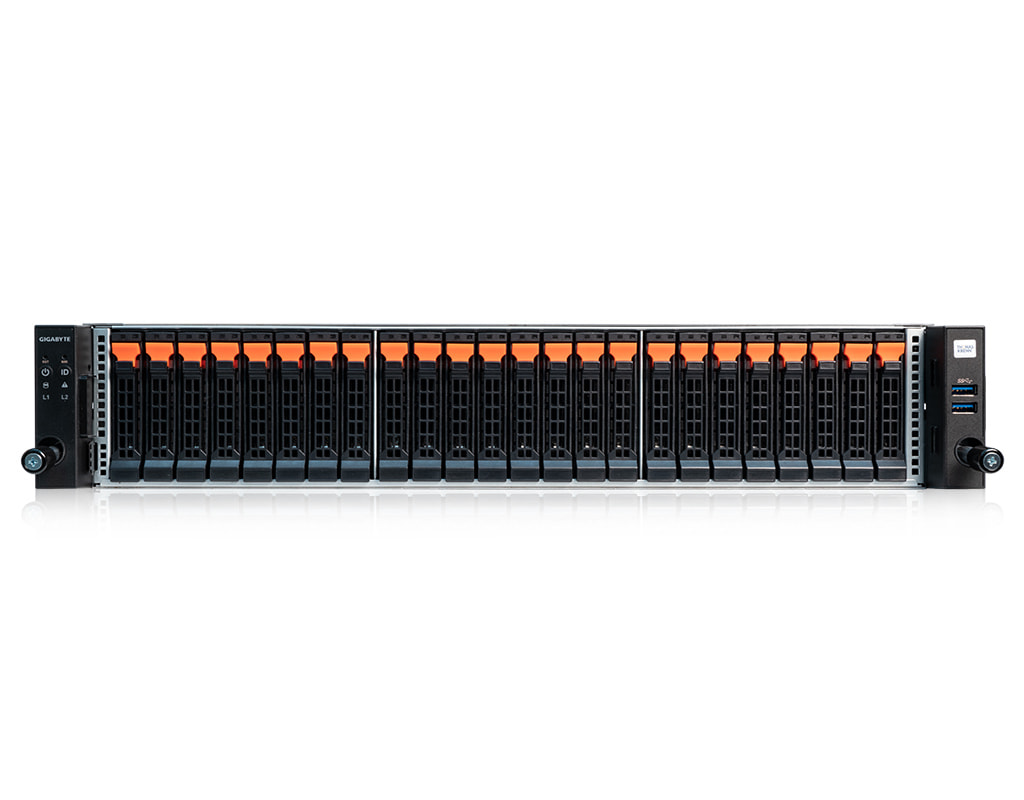 RA1224-AF HA Metro Cluster (Open-E) - Frontalansicht