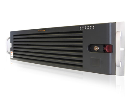 3HE Intel Dual-CPU RI2308 Server - Frontansicht mit Blende 3HE Intel Dual-CPU RI2308 Server - Frontansicht mit Blende
