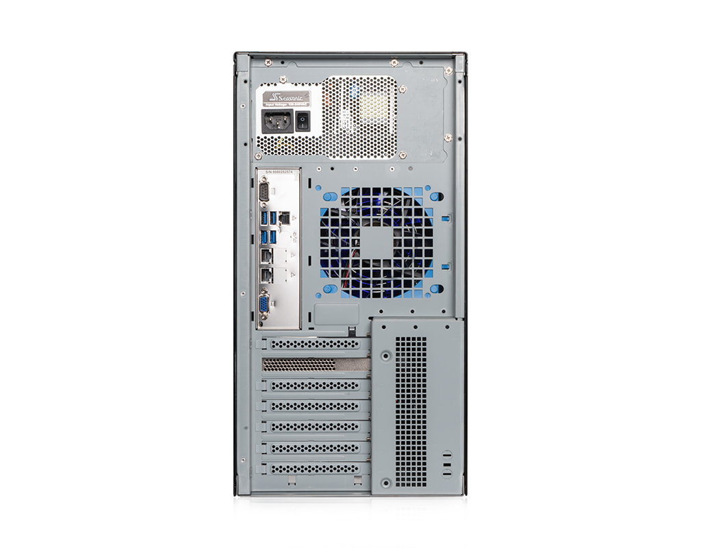 Server-Tower Intel Dual-CPU TI2508-CHXS - Rückansicht 