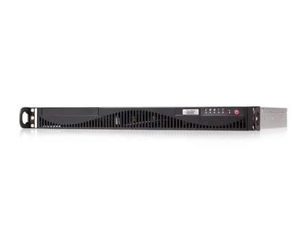1U Intel single-CPU RI1102H+ server Scalable - Front view