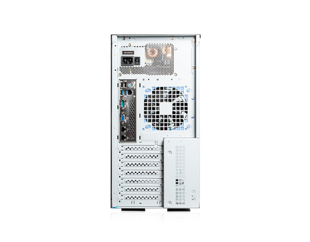 Server-Tower Intel Single-CPU TI120 - Rückansicht 650 Watt redundantes Netzteil Server-Tower Intel Single-CPU TI120 - Rückansicht 650 Watt redundantes Netzteil
