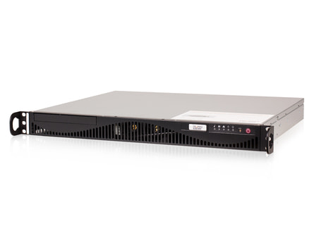 1U Intel single-CPU RI1102H+ server Scalable - Server view