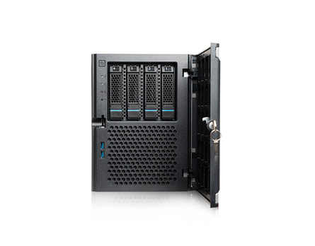 Microserver MI106+ - Frontalansicht offen Microserver MI106+ - Frontalansicht offen