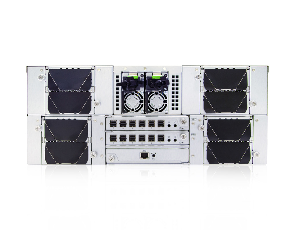4U Disk Expansion Unit JBOD J2460 - back view 4U Disk Expansion Unit JBOD J2460 - back view