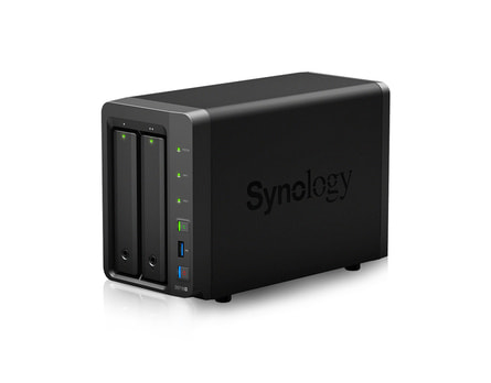 Synology DS718+ NAS - Front view
