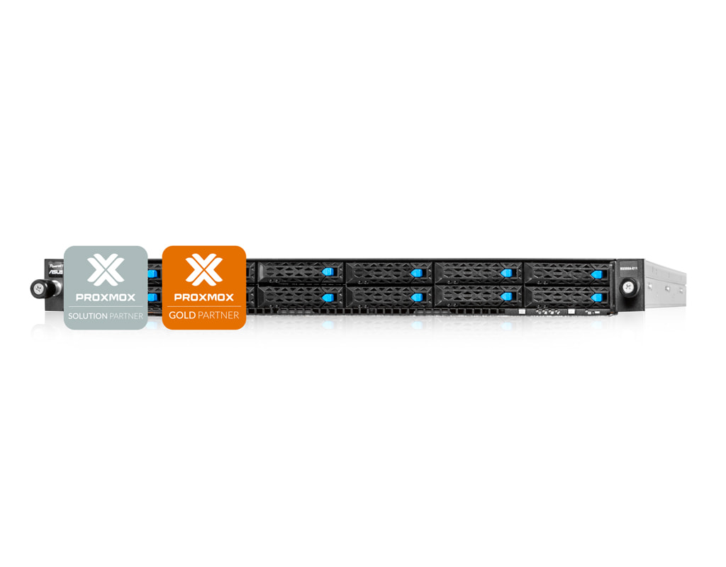 Proxmox Ceph HCI (All NVMe) - Front view Proxmox Ceph HCI (All NVMe) - Front view