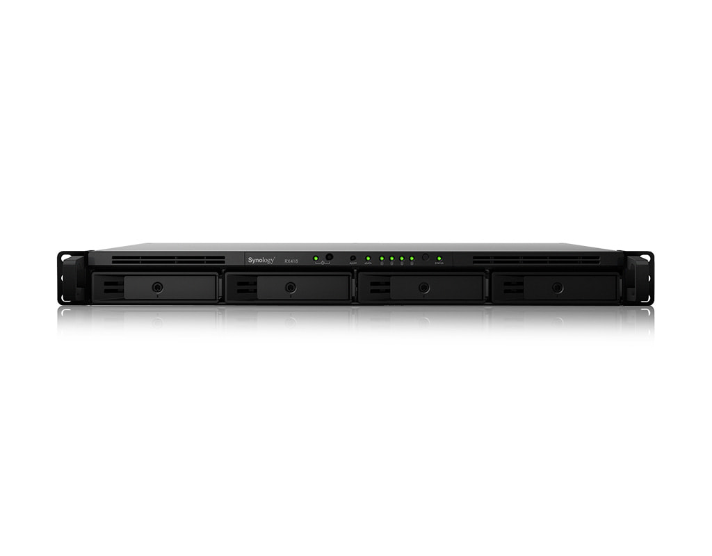 Synology RX418 JBOD - Frontalansicht