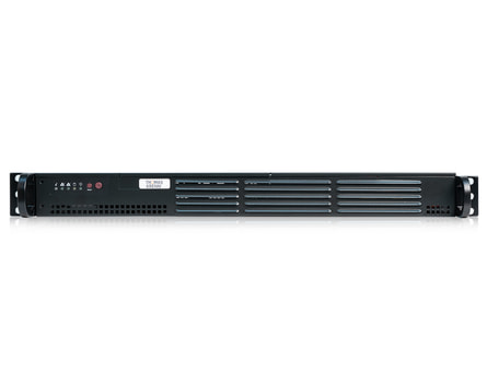 1U Intel single-CPU RI1101A server - Front view 1U Intel single-CPU RI1101A server - Front view