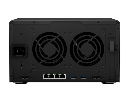Synology DS1618+ NAS - Rear view
