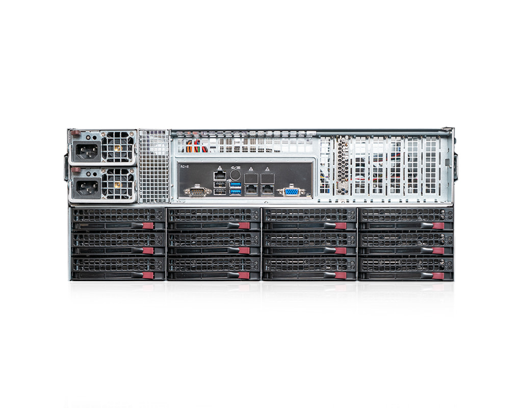 RA1436 On &amp; Offsite Data Protection Host (Open-E) - Rückansicht 