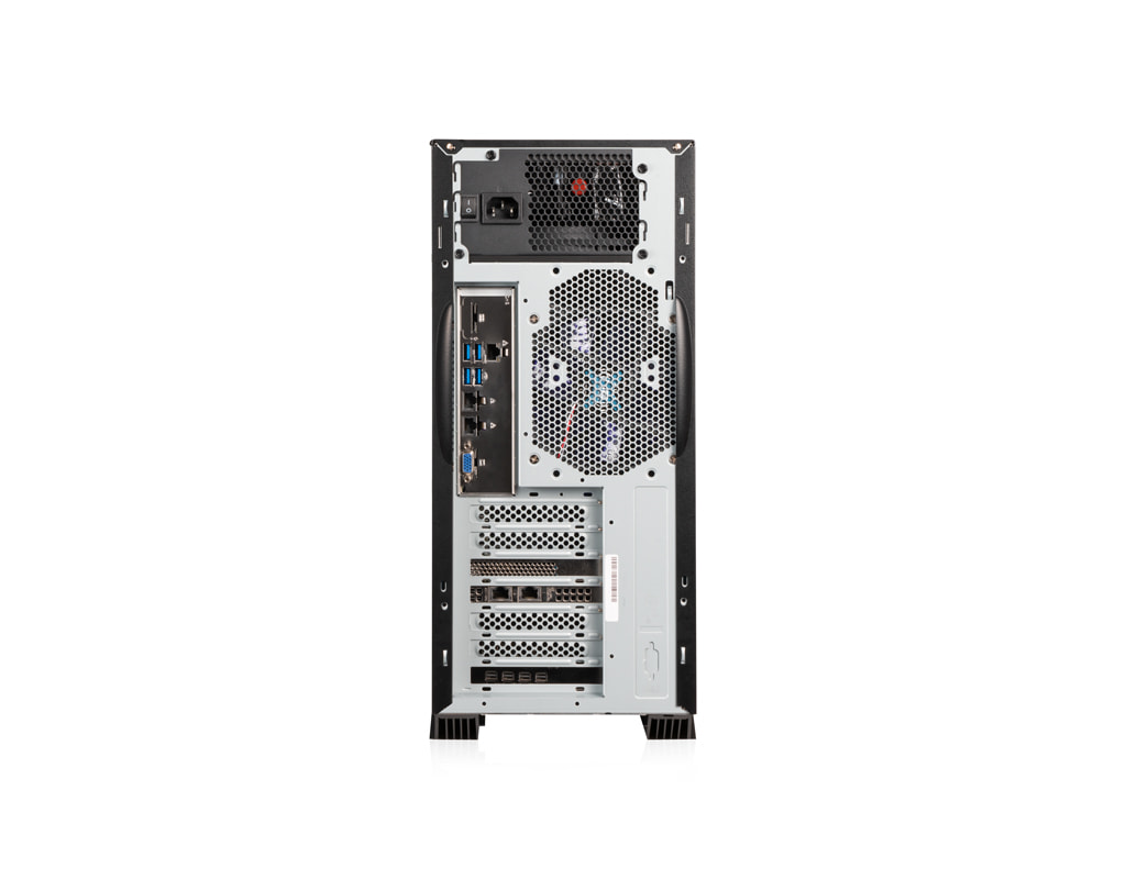 Server-Tower AMD Single-CPU TA1506-INEPN - Rückansicht