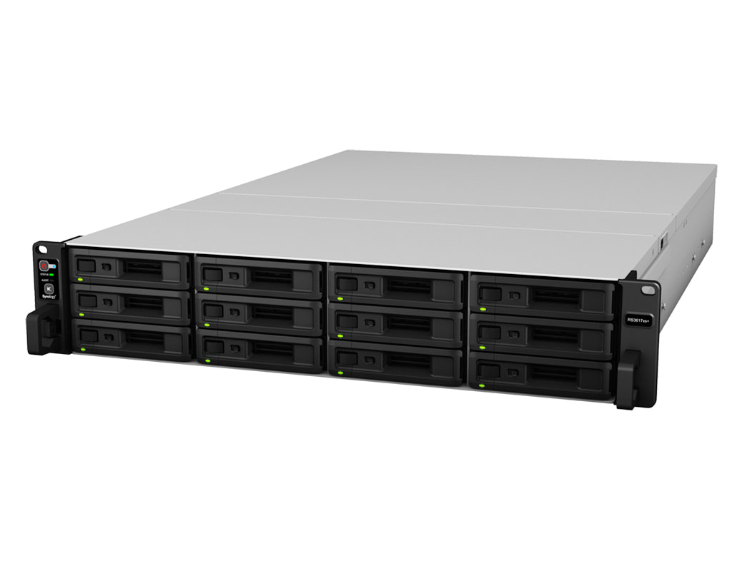 Synology RX1217RP JBOD - Frontansicht Synology RX1217RP JBOD - Frontansicht
