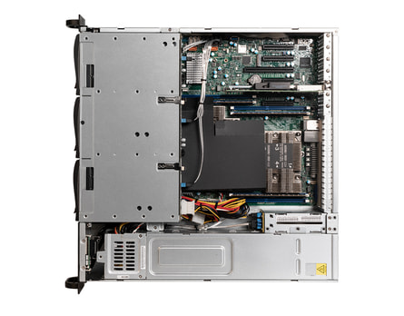 2HE Intel Dual-CPU RI2203H Server Scalable - Innenansicht