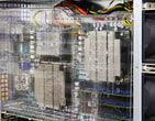 2U Intel Dual-CPU SC826 Server Servers - Detail interior view