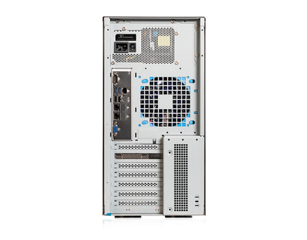 Server-Tower Intel Dual-CPU TI208 - Rückansicht