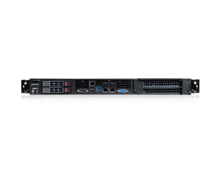 1U Intel Scalable single-CPU RI1102H-F server - Front view