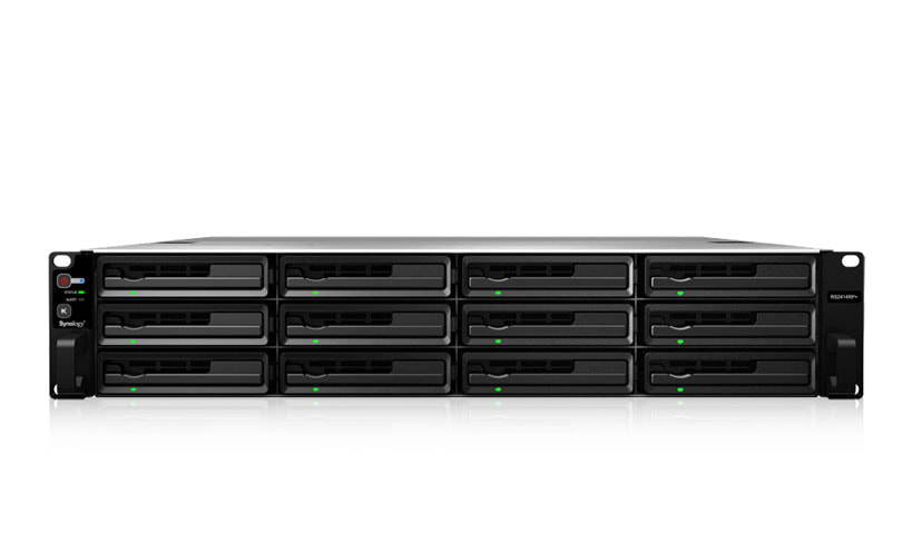 Synology RS3614XS+ NAS - Frontalansicht Synology RS3614XS+ NAS - Frontalansicht