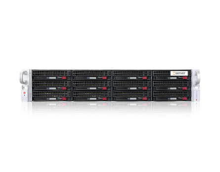 2HE Intel Dual-CPU RI2212 Server Scalable - Frontalansicht