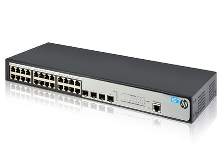24 Port Layer3 Gigabit switch HP Procurve V1920-24G - Server view