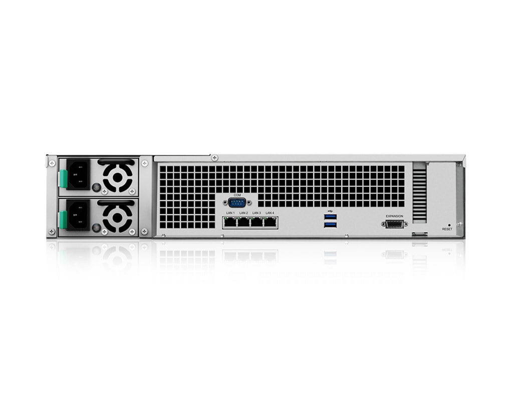 Synology RS2418RP+ NAS - Rückansicht
