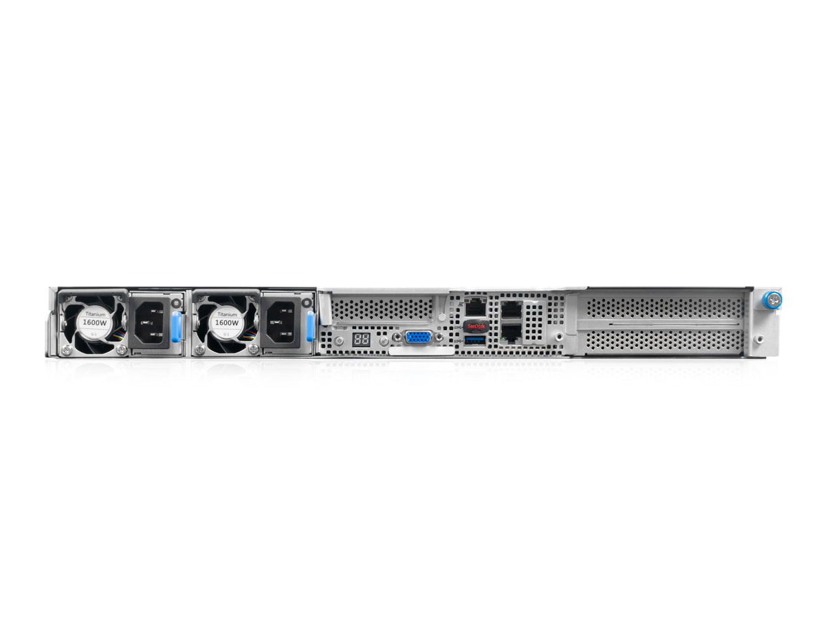 Proxmox VE Ceph HCI (RI2112) - Rear view