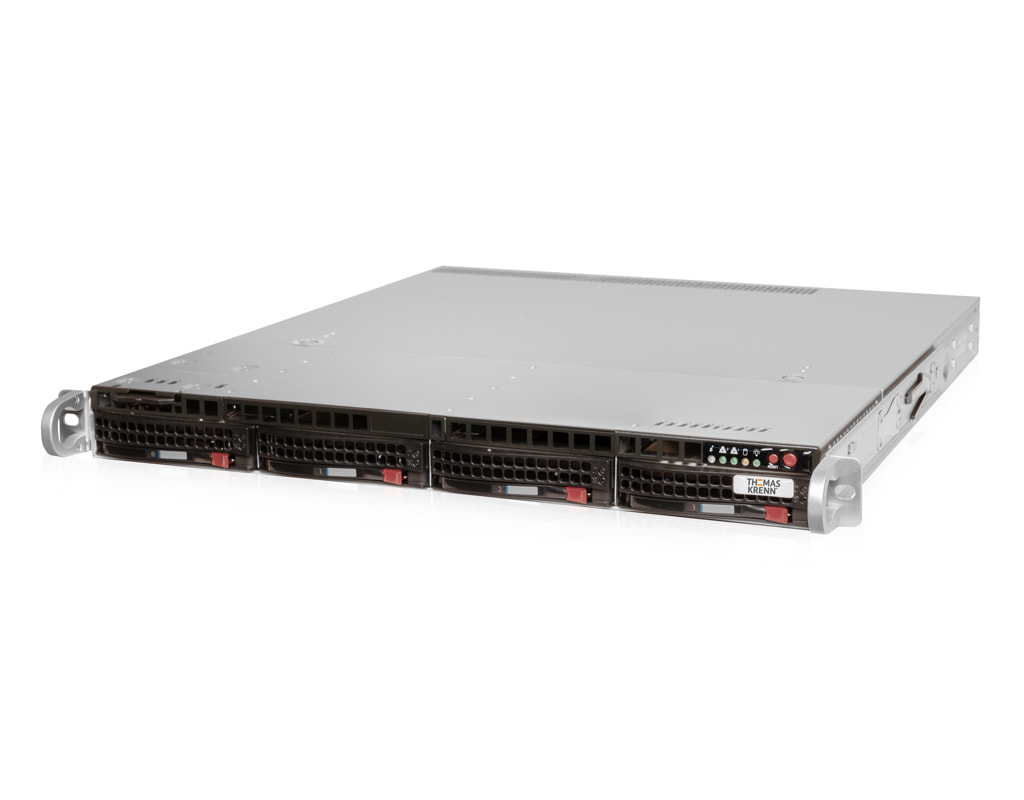 1HE Intel Single-CPU RI1104-SMXEH Server - Serveransicht