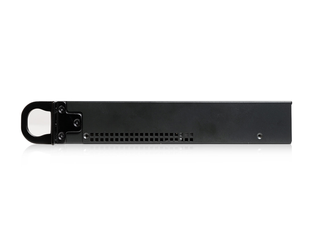 1U Intel single-CPU RI1101H-F server - Side view 1U Intel single-CPU RI1101H-F server - Side view