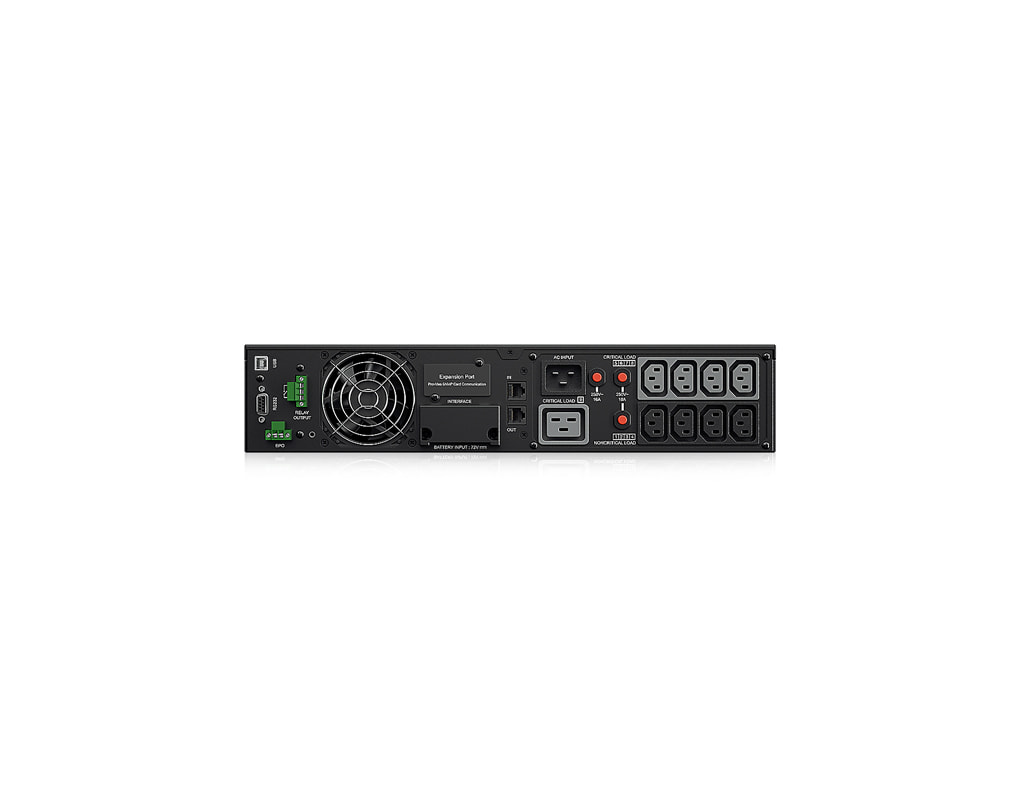CyberPower Doppelwandlungs USV - Rückansicht (Variiert je nach Modell)