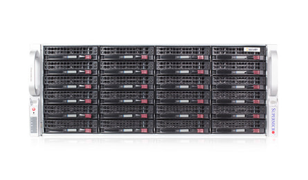 4HE Intel Dual-CPU RI2424 Server Scalable - Frontalansicht